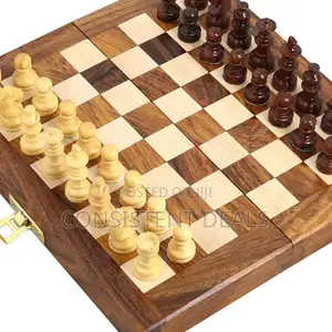 Foldable Wooden Chess Game Board