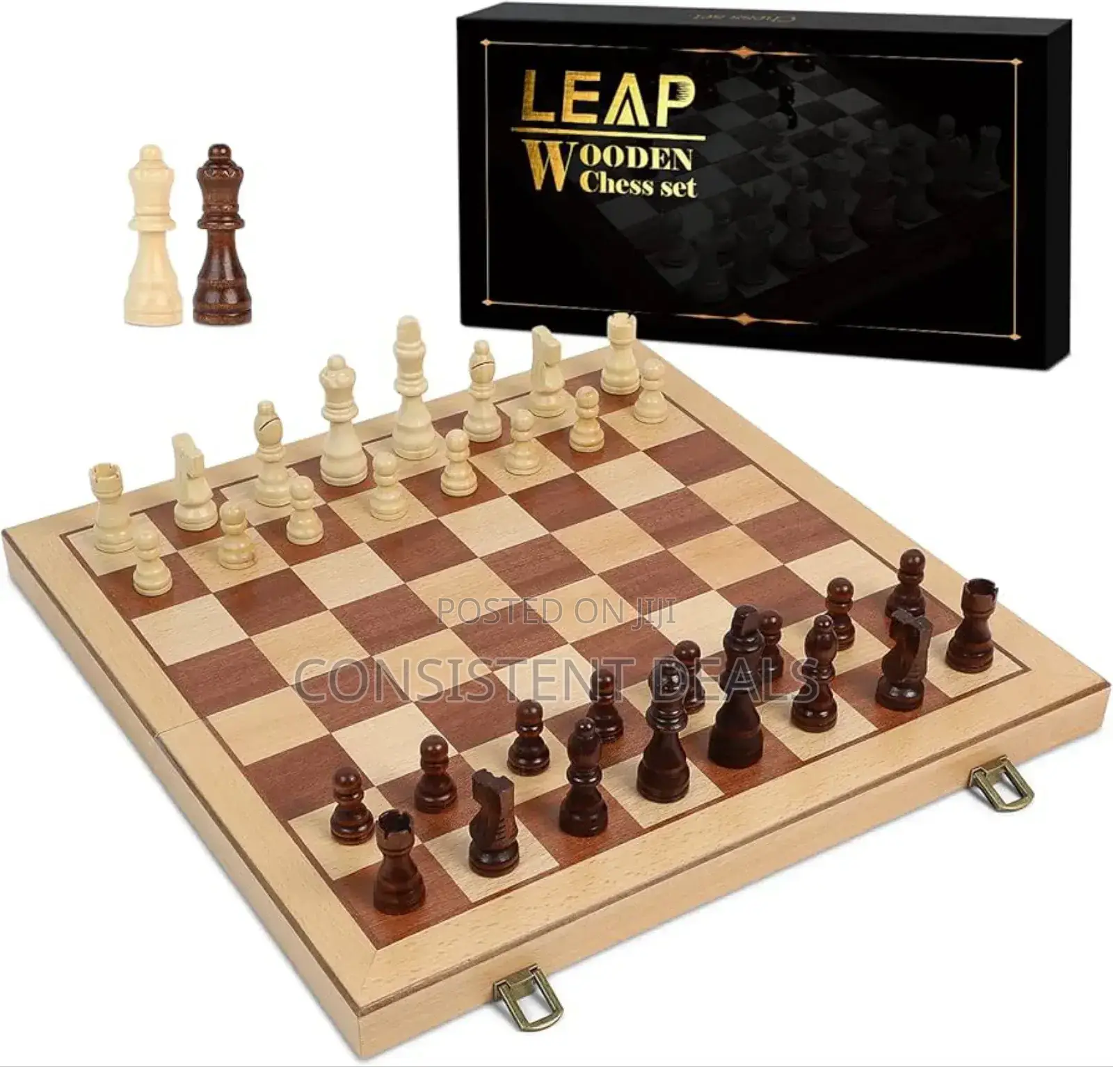 Foldable Wooden Chess Game Board