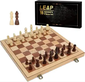 Foldable Wooden Chess Game Board