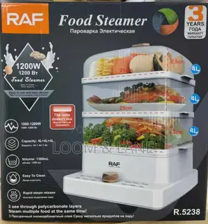 Electric Raf Food Steamer 1200W