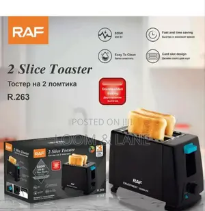 Electric Raf Two Slice Toaster