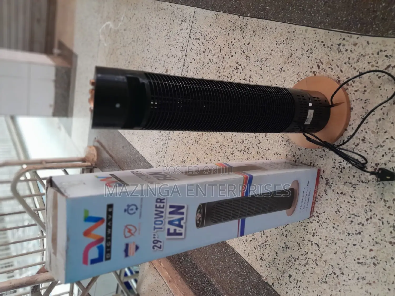 29" Digiwave 3speed Oscillating Tower Fan