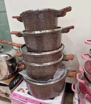5pcs Long Life Cooking Pots and Pans Set