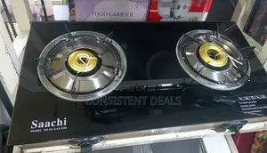 Saachi 2 Burner Glass Gas Cooker