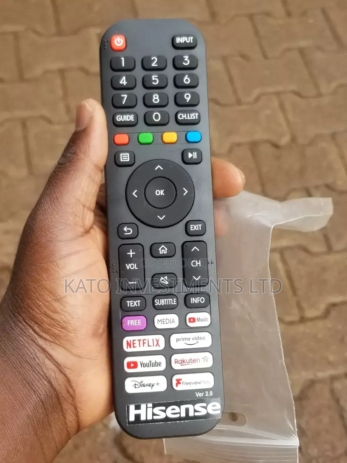 Hisense Smart TV Remote (Oval)