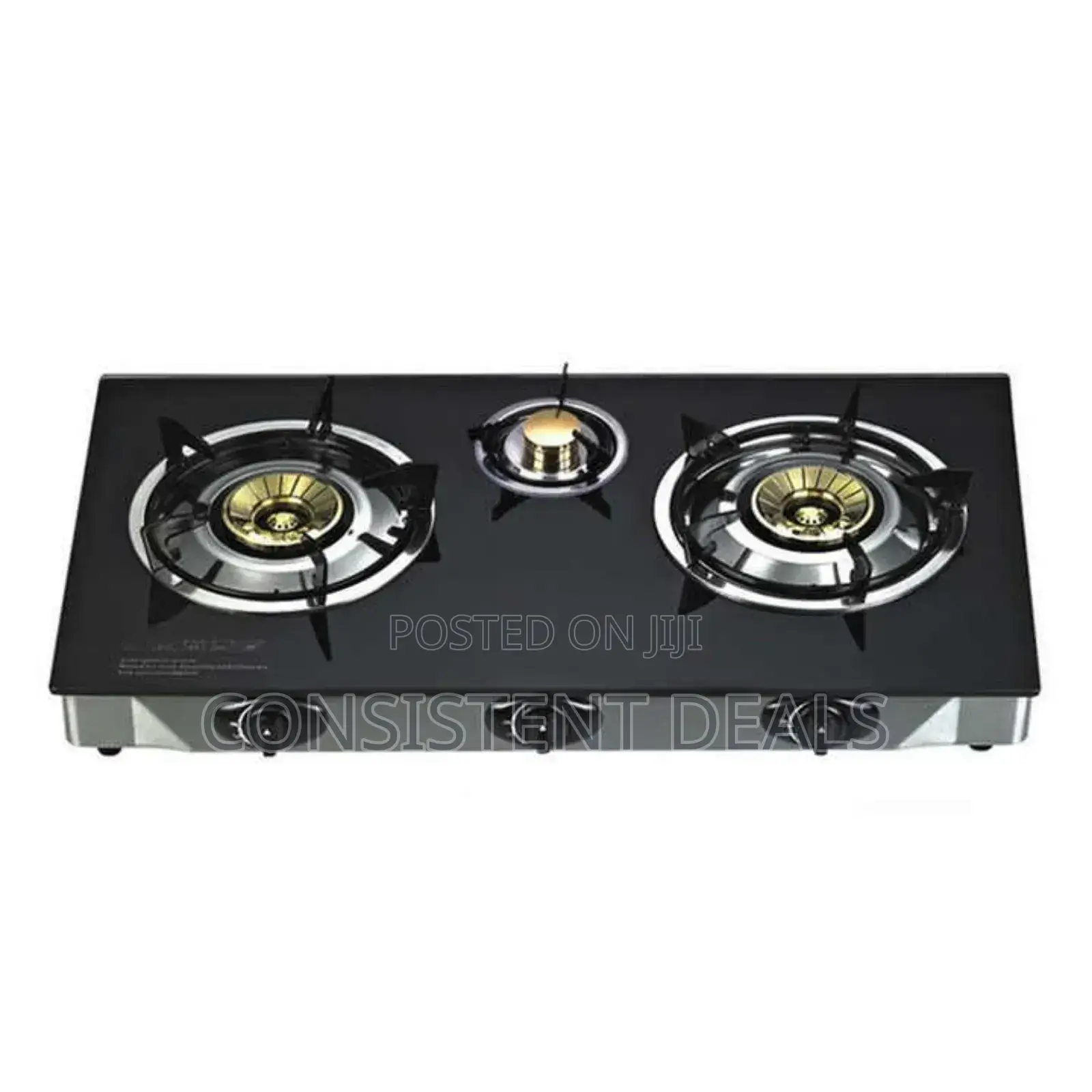 Saachi Glass 3 Burner Gas Stove