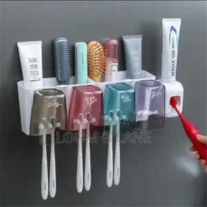 Bathroom Multifunctional Toothbrush Holder