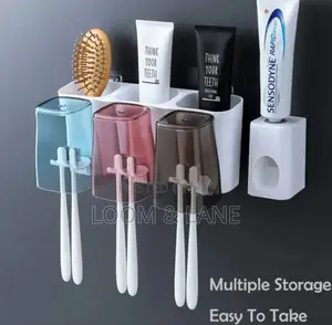 Bathroom Multifunctional Toothbrush Holder