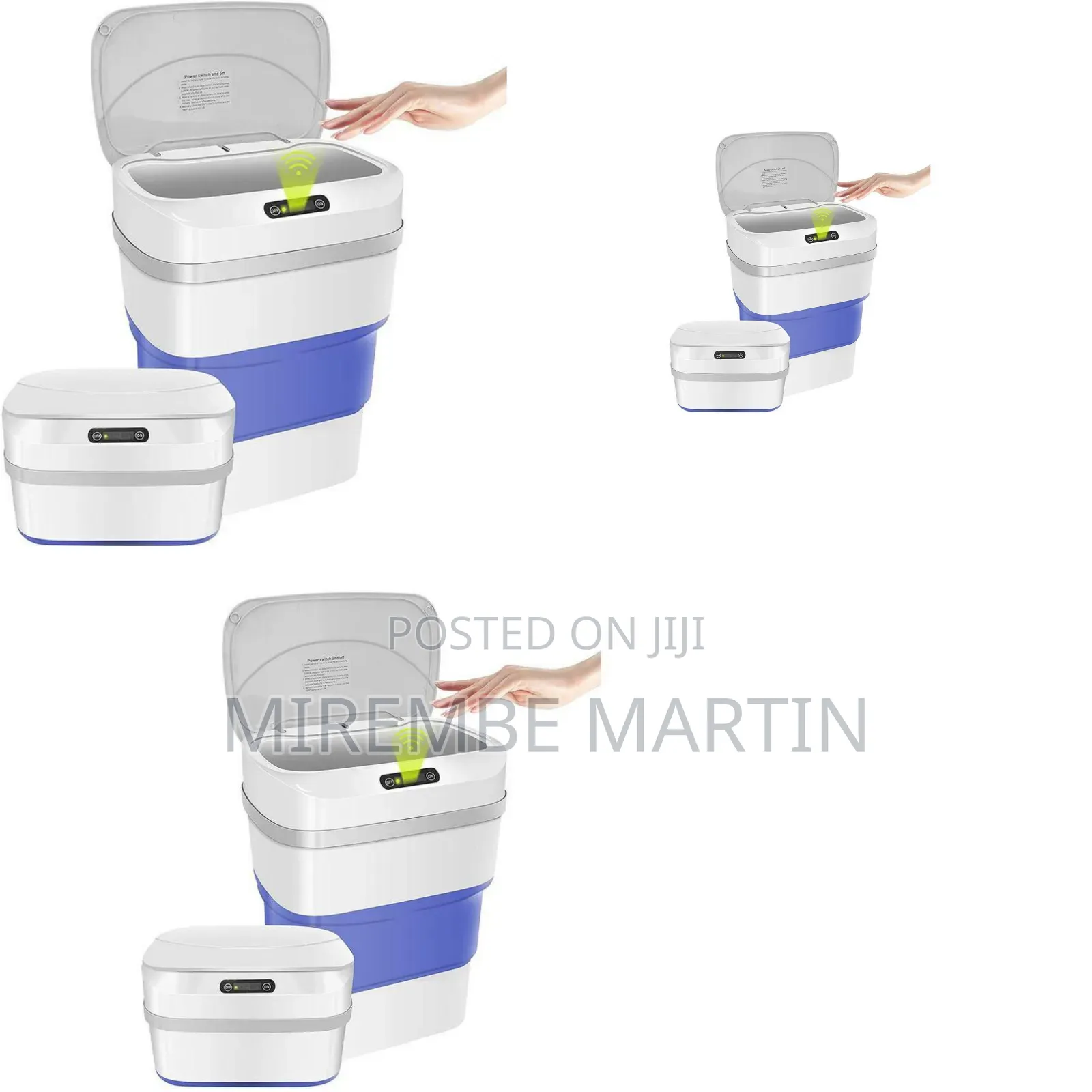 Foldable Sensor Trash Can