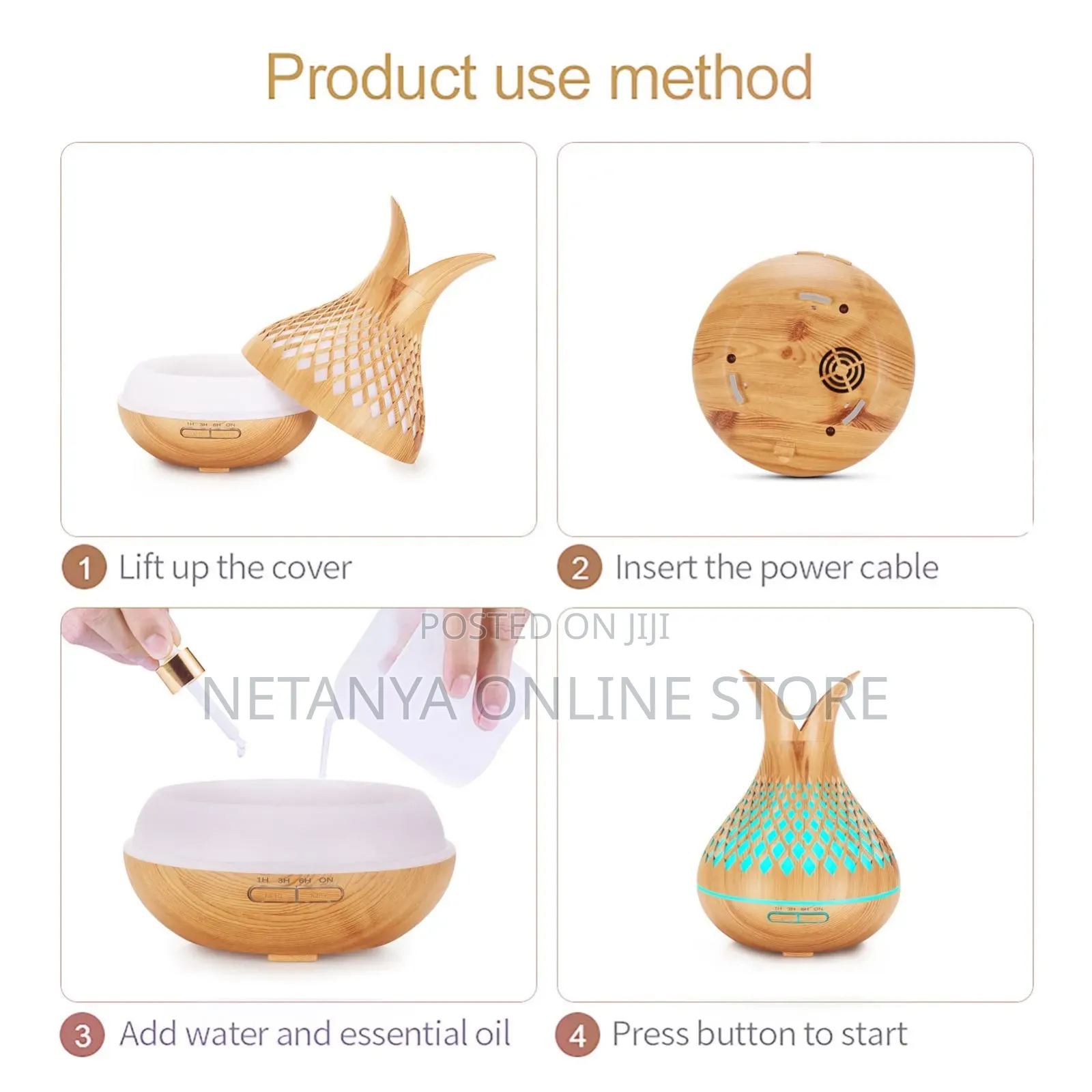 500ml Essential Oil Humidifier