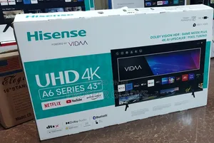 Hisense 43 Smart UHD Flat Screen Flameless