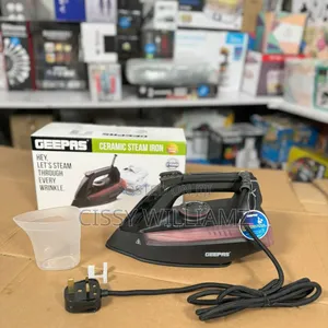 Geepas GSI7791 Ceramic Steam Iron/Durable Steam Iron