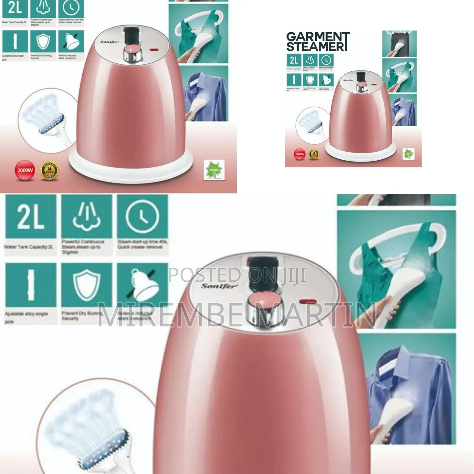 Electric Sonifer Garment Steamer