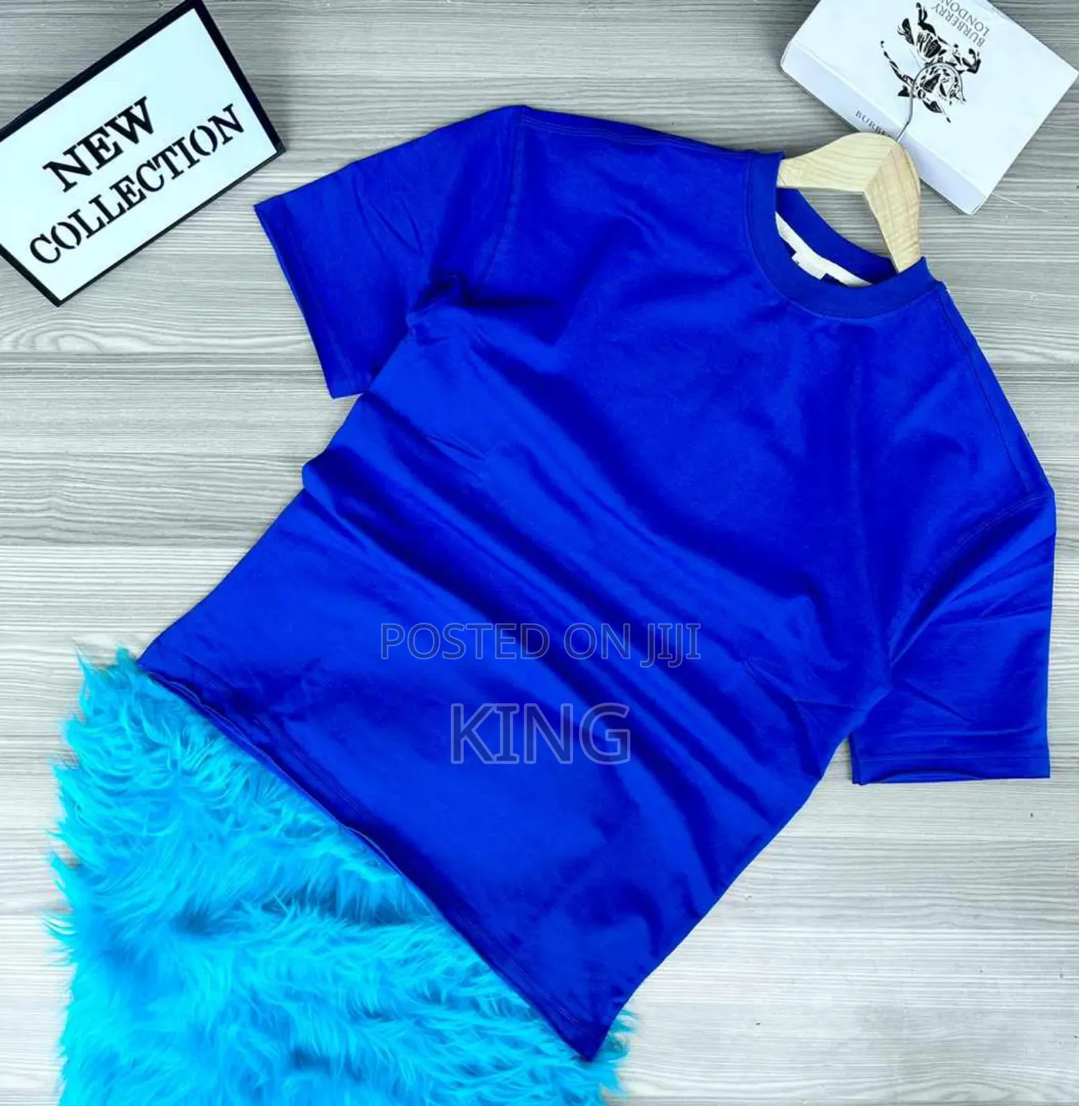 Blue T-Shirt. Royal Blue
