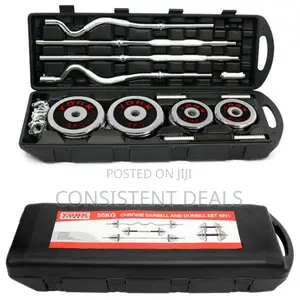 55kg Adjustable Dumbell Set