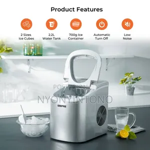 Geepas Automatic Portable Ice Maker With 2 Years Warranty.
