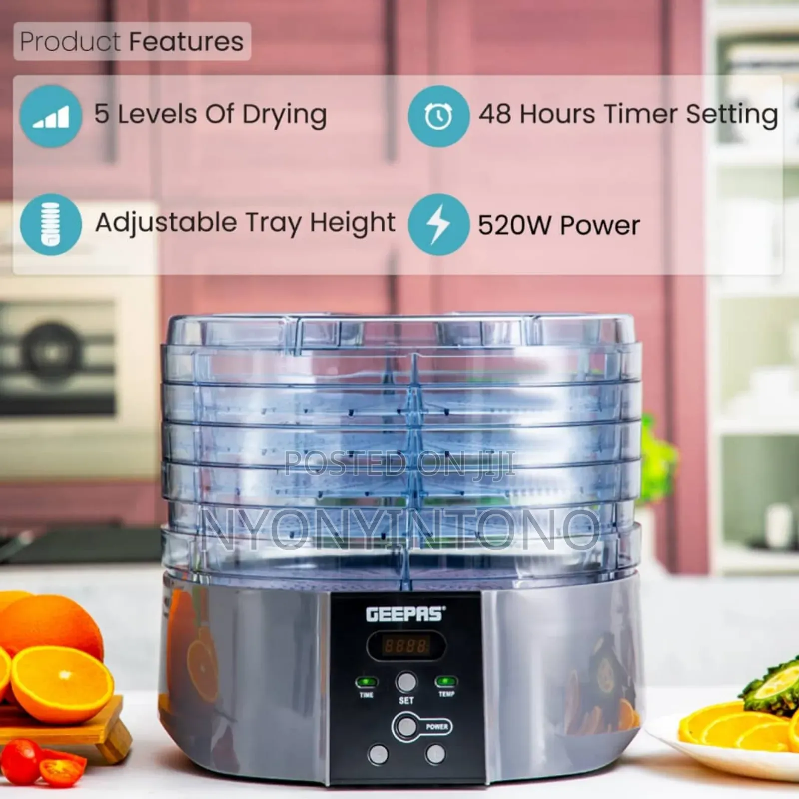 Geepas High Quality Electric Dehydrator.