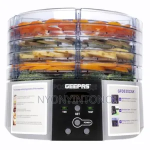 Geepas Electric Dehydrator With 2 Years Warranty.