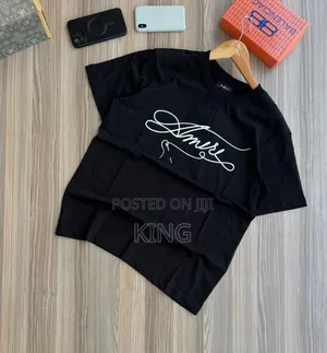 Frego Amiri Black T-Shirt