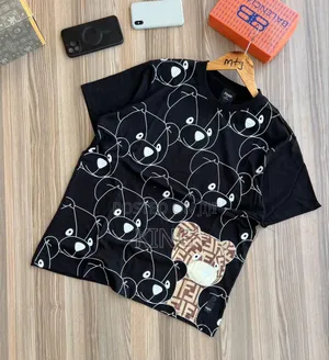 Bear Fendi Black T-Shirt