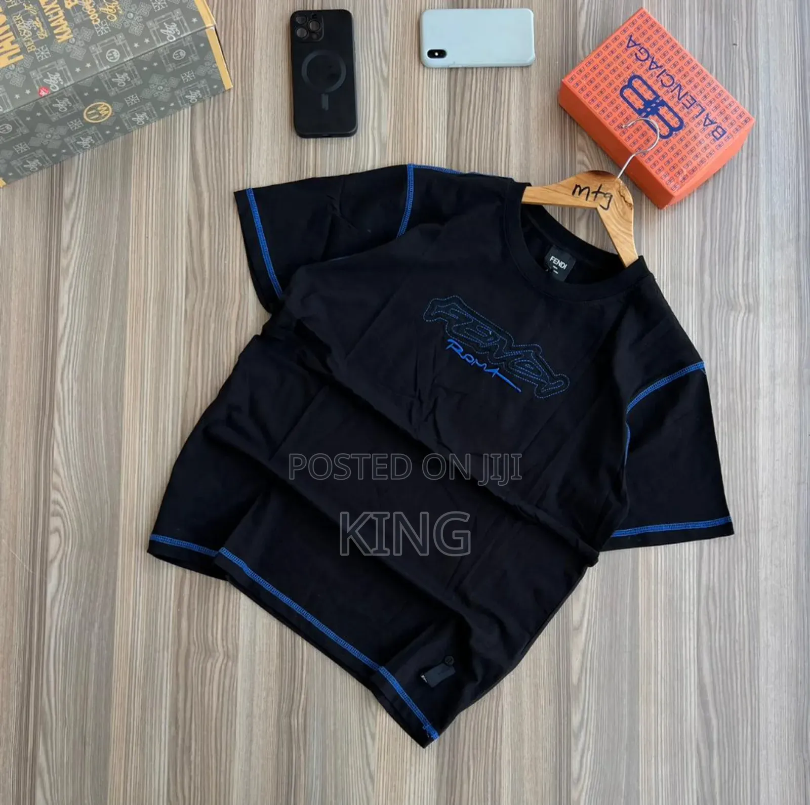 Fendi Roma Tshirt. Black