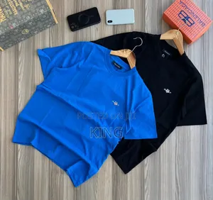 Tommy Hilfiger T-Shirt. Blue, Black. 2pcs
