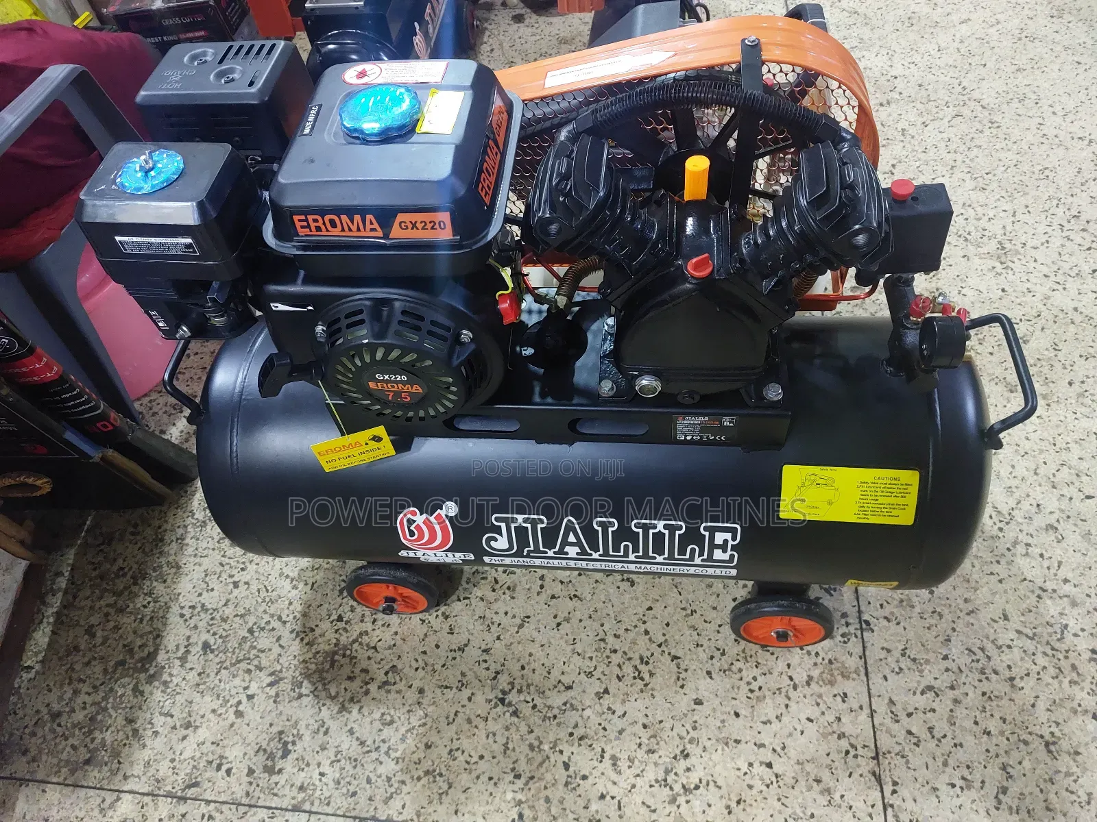 100 Litres Petrol Run Jialile Compressor