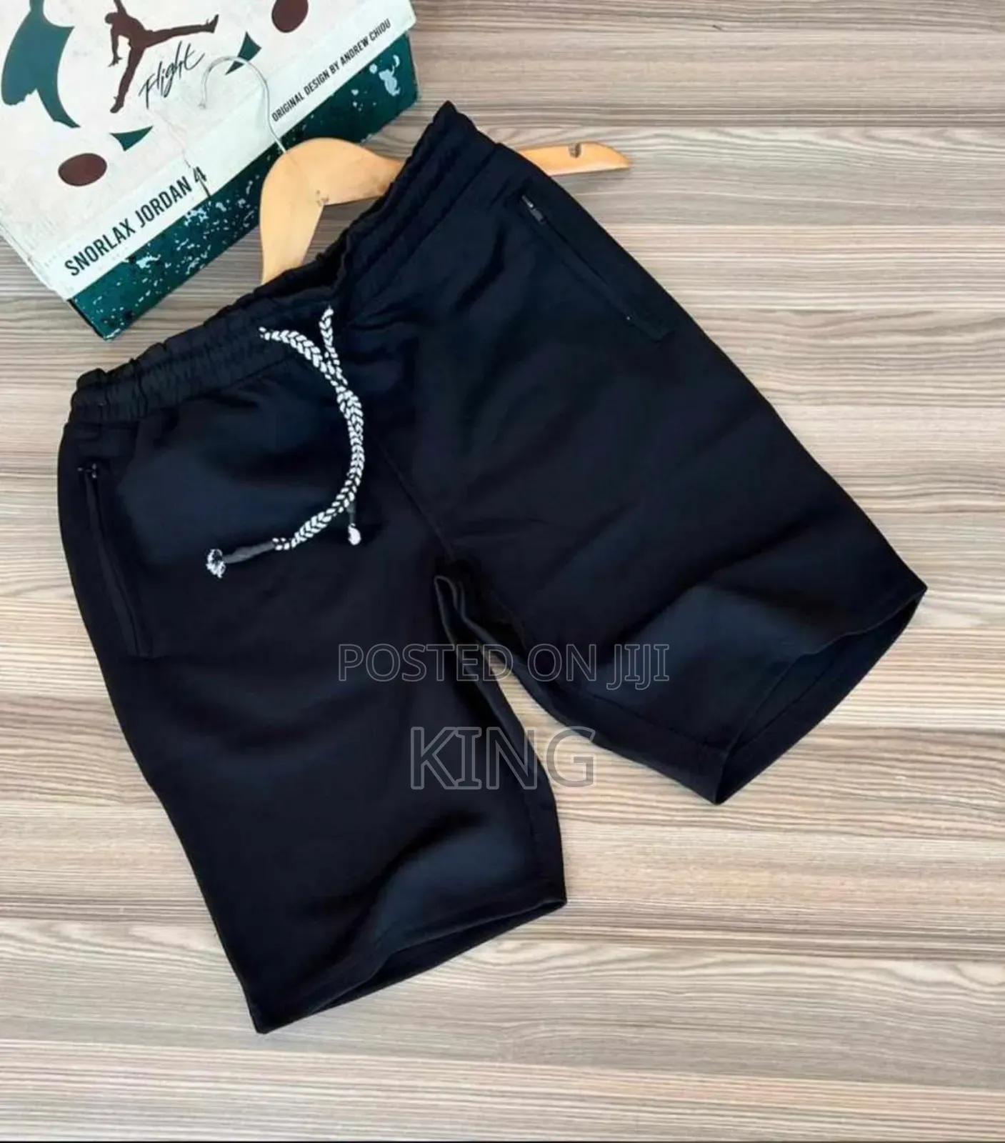 Black Shorts. Relaxed Fit