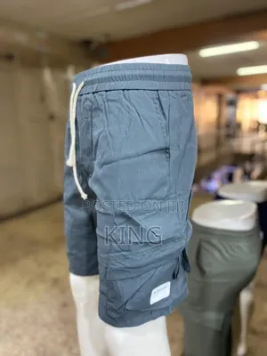 Grey Shorts. Relaxed Fit