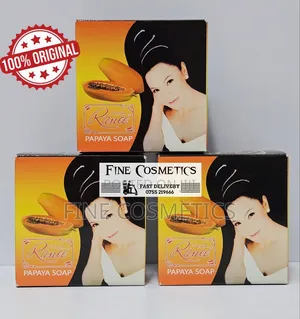 3PCS ORIGINAL MADAM RANEE Papaya Whitening Blackspots Soap