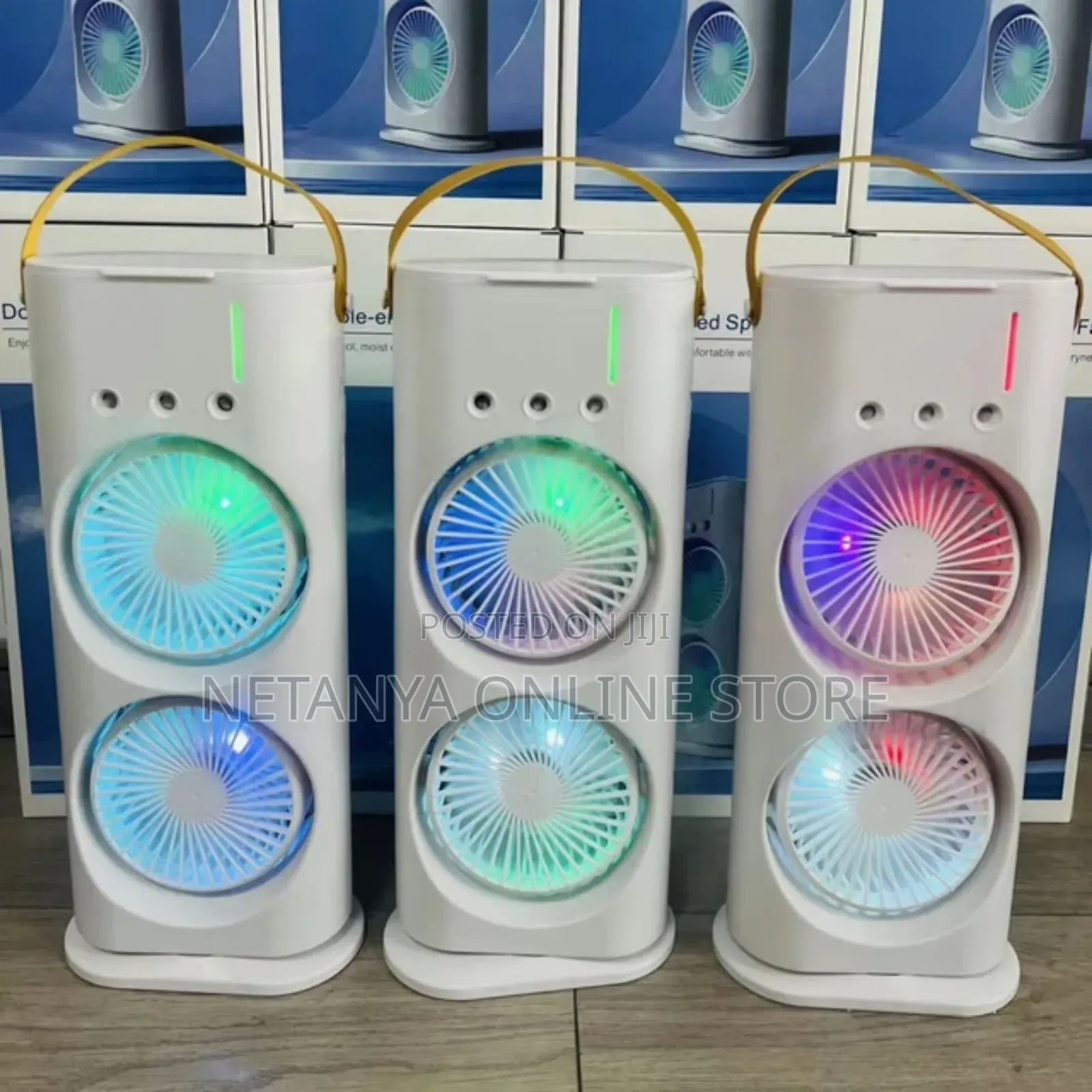 Double Ended Mist Spray Fan