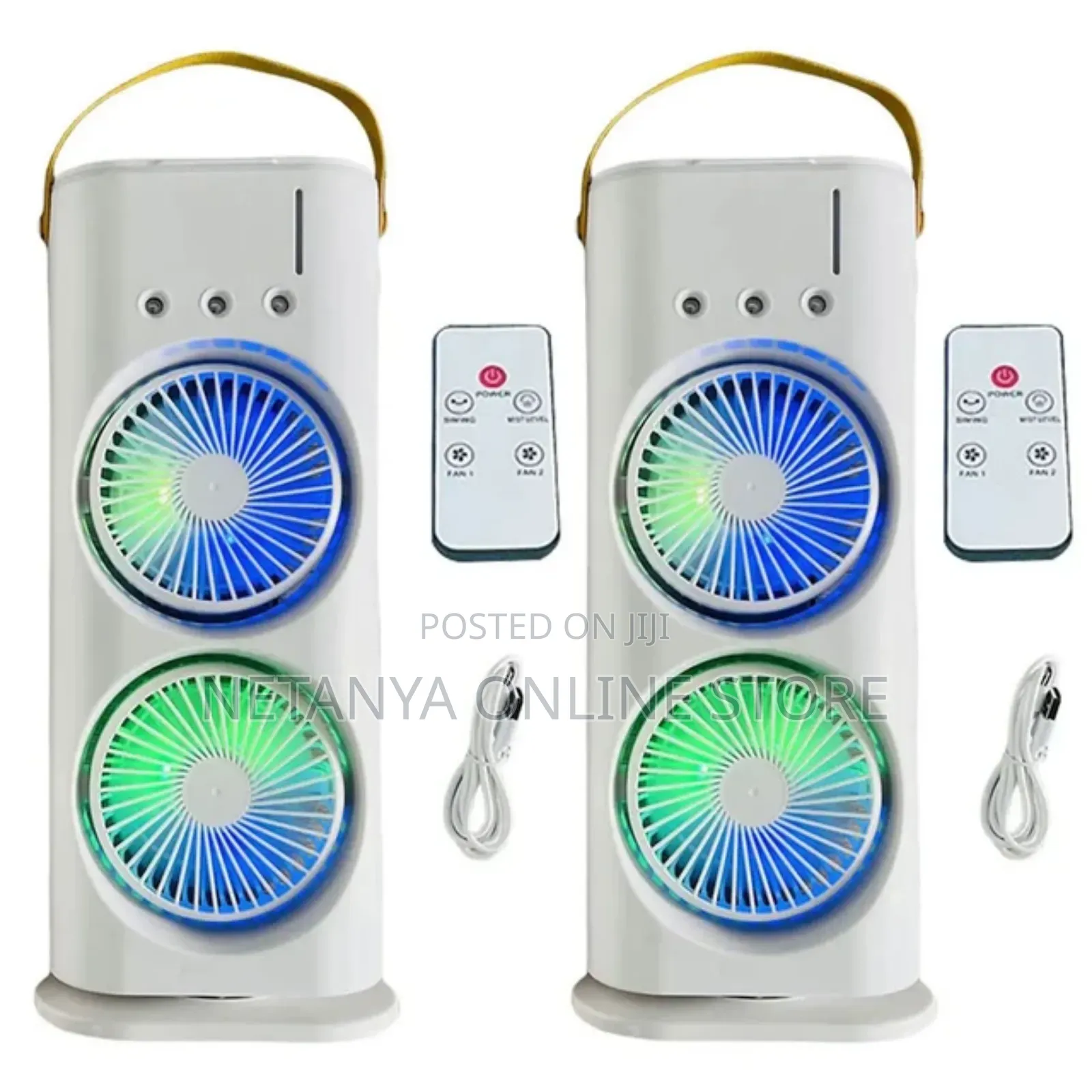 Double Ended Mist Spray Fan