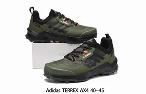 Original Army Green Adidas Terrex Goretex Hiking Sneakers