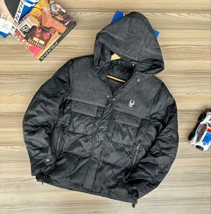 Mavi Hooded Black Jacket Regular Fit