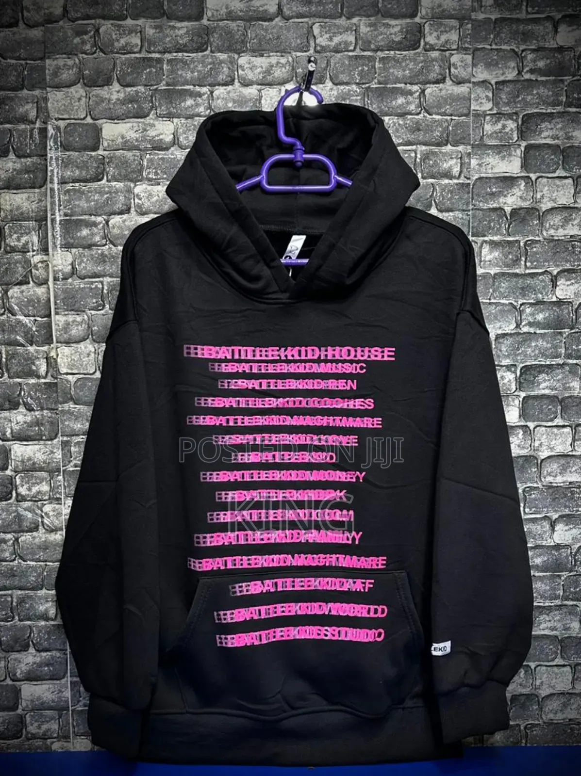 Jax Black Hoodie Jumper
