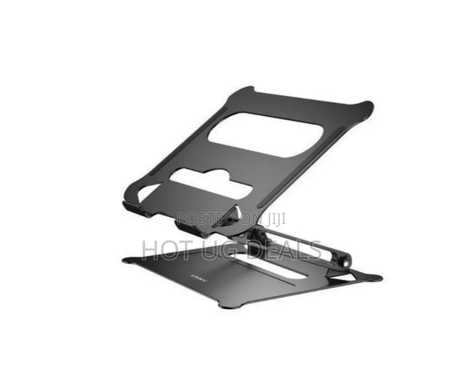 Aluminum Alloy Liftable Foldable Tablet Ooling Stand- Black