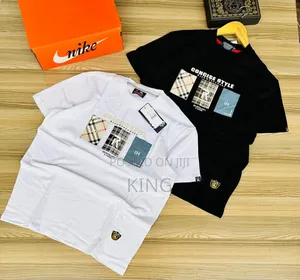 Concise Casual Tshirt. Black, White. Set
