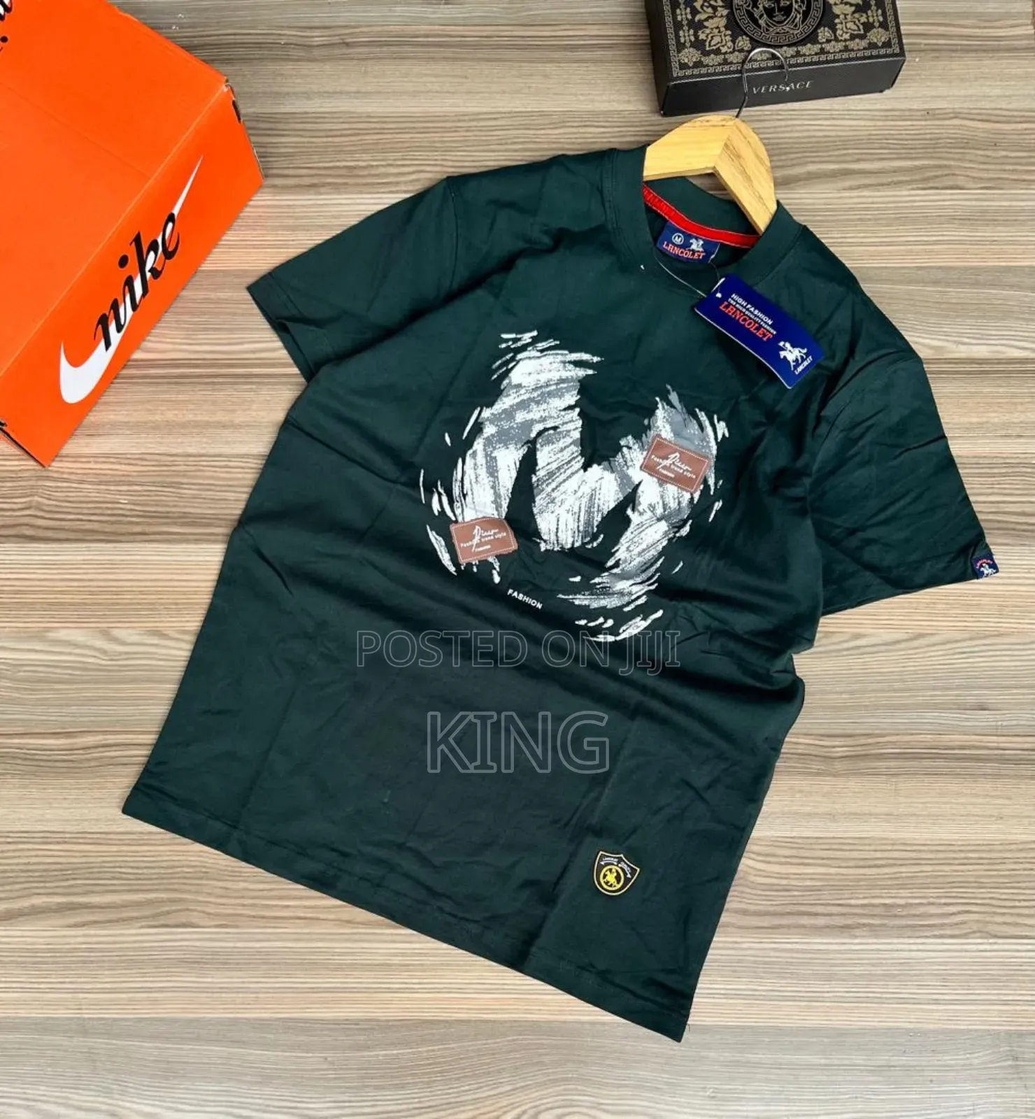 M Green Casual Tshirt
