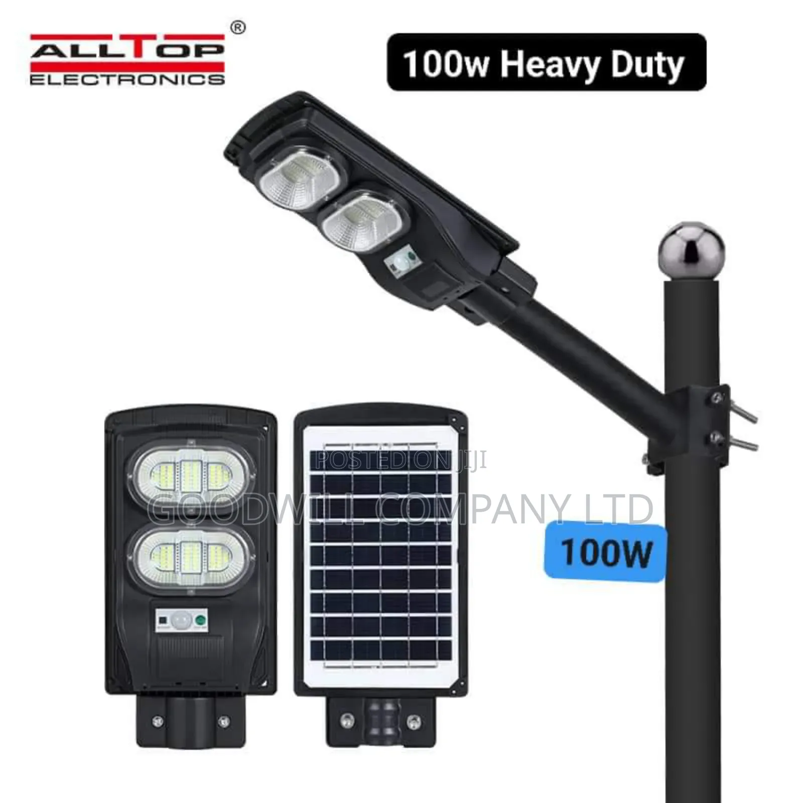 100W Alltop Solar Security/Street Light