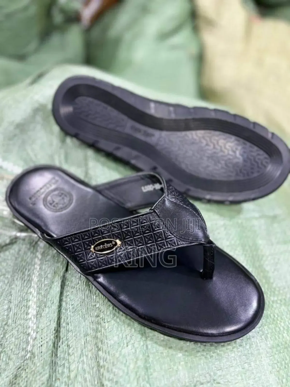 Black Casual Sandals. Leather Original
