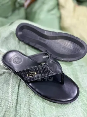 Black Casual Sandals. Leather Original