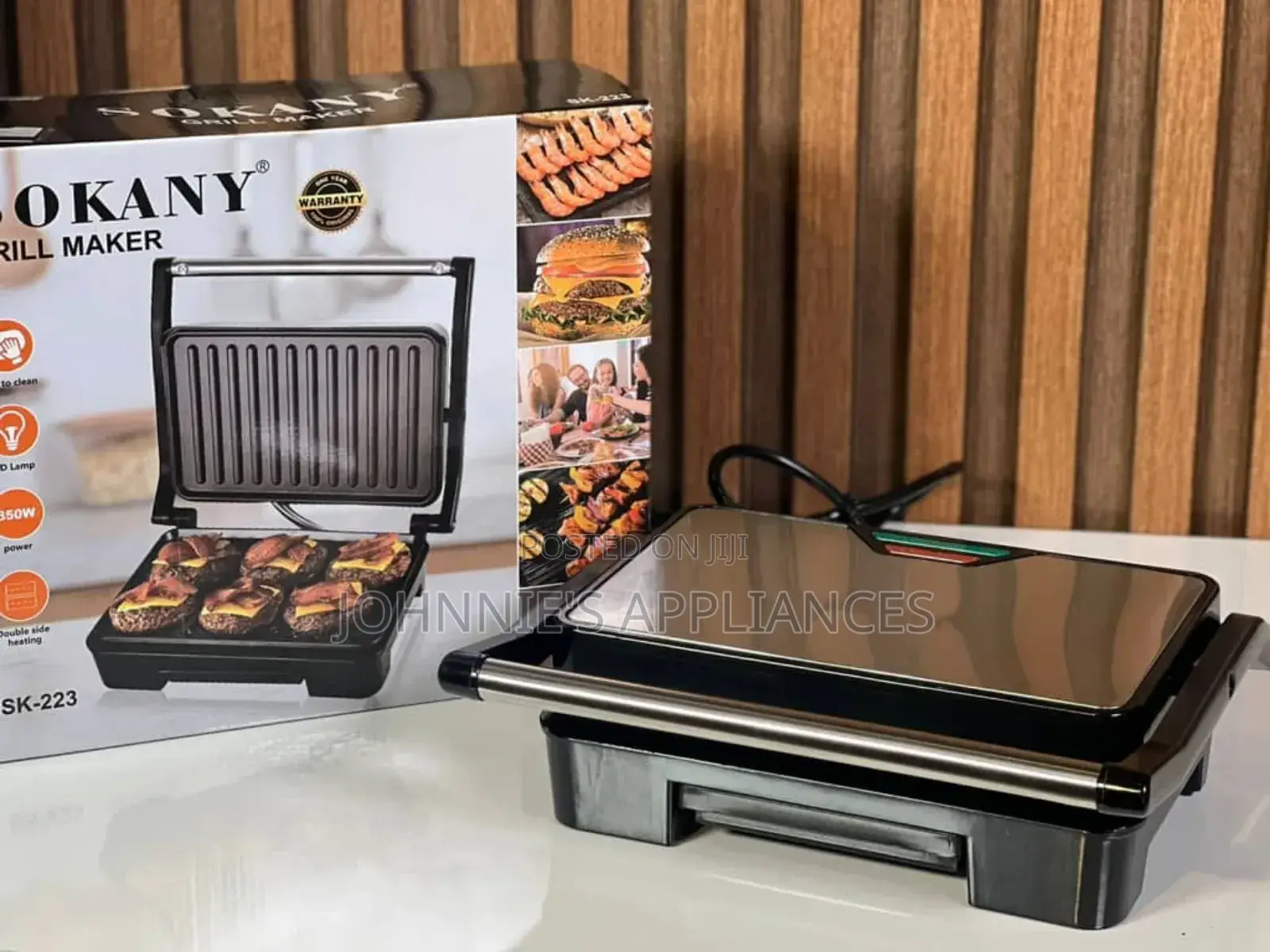Sokany Electric Grill Maker Machine