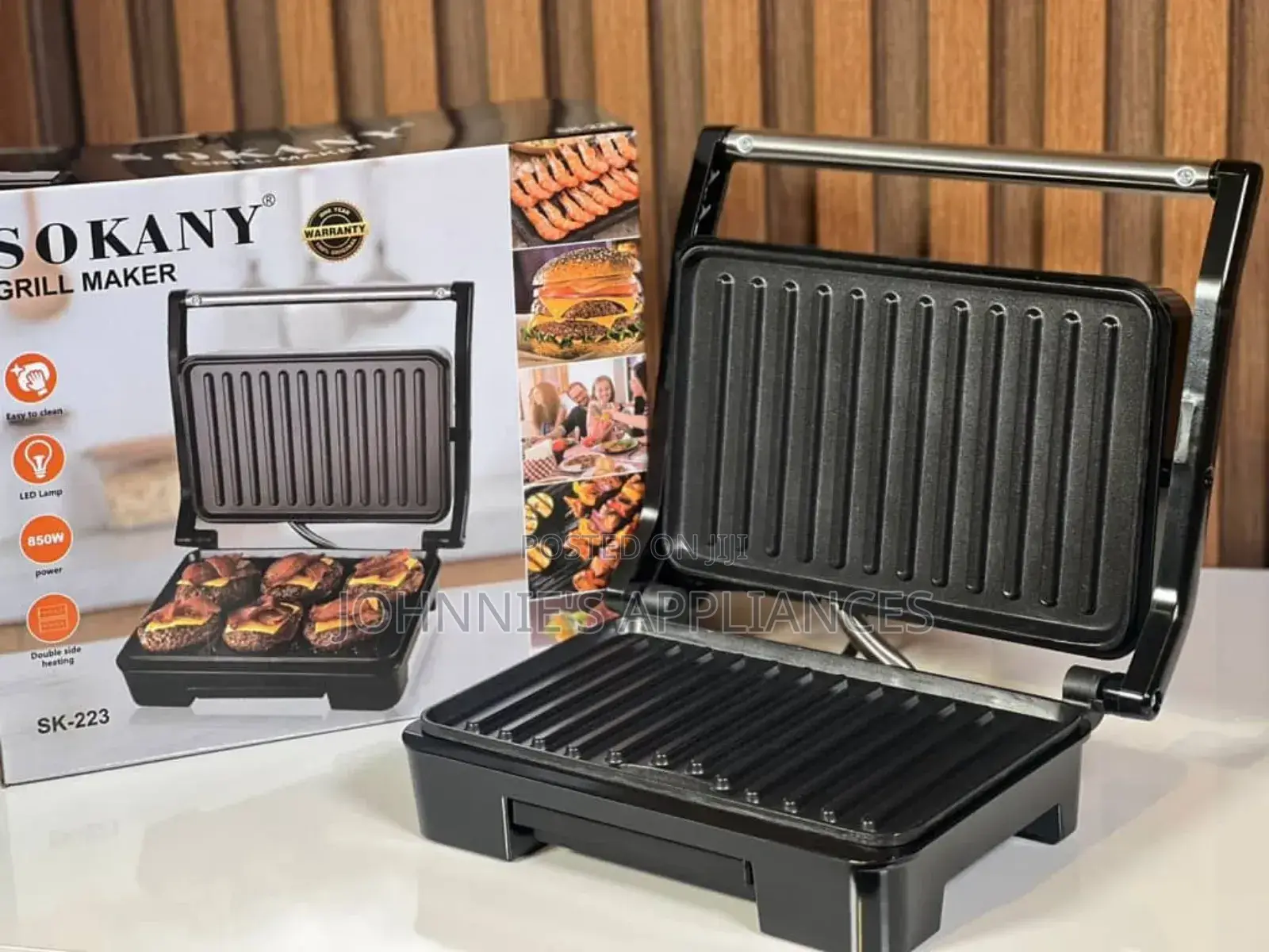 Sokany Electric Grill Maker Machine