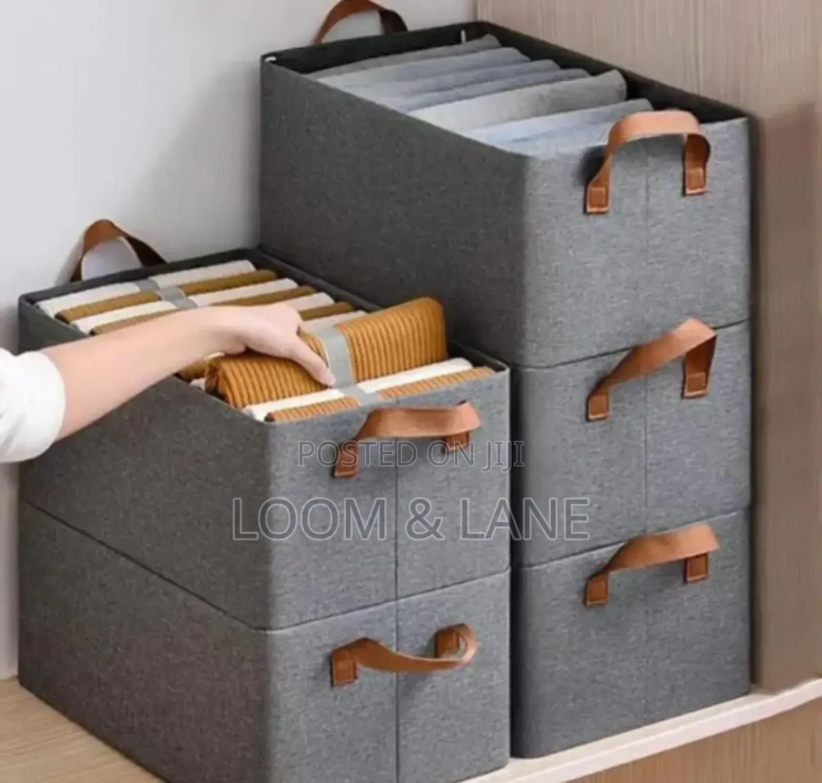 1pc Foldable Closet Storage Box