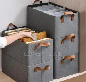 1pc Foldable Closet Storage Box