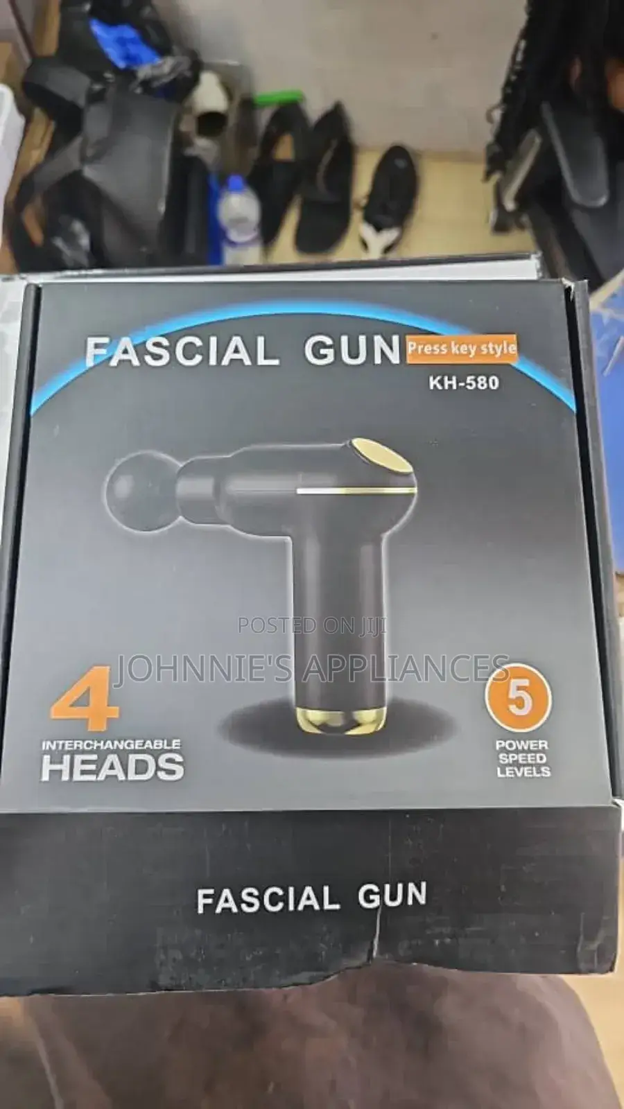 Fascial Massage Gun With 4 Head Massager