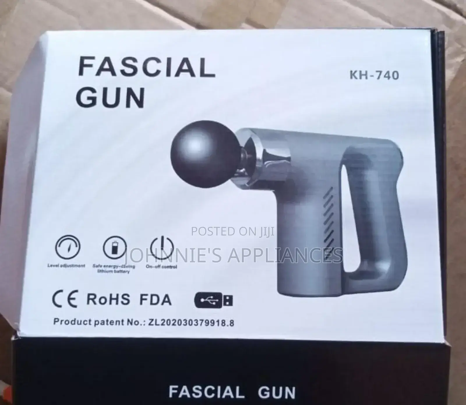 Fascial Massage Gun With 4 Head Massager