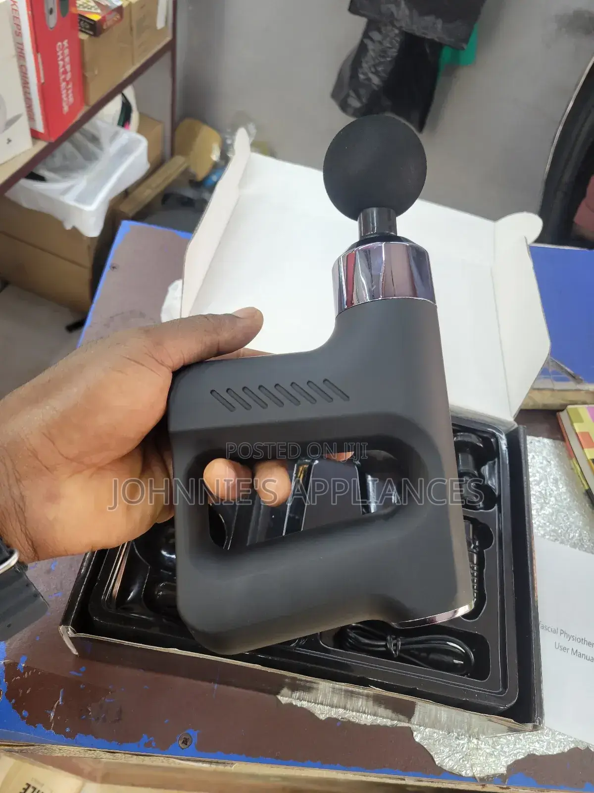 Fascial Massage Gun With 4 Head Massager