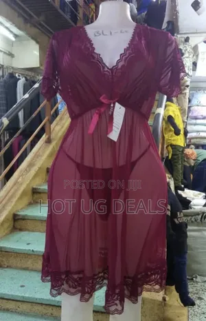 Ladies Classic Sleeo Night Wear - Maroon