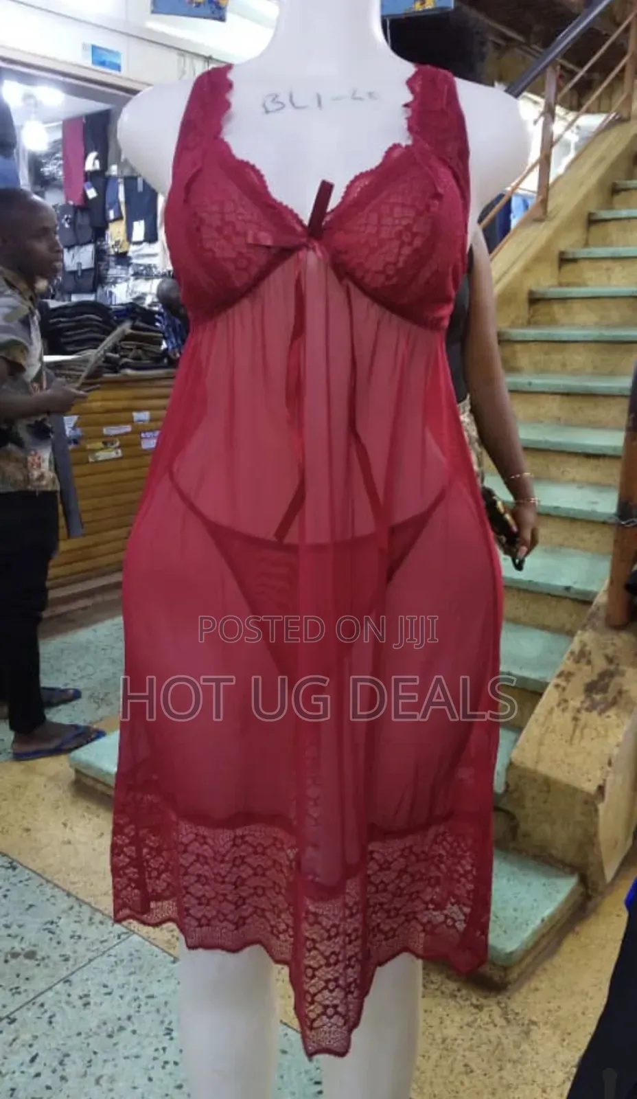 Ladies Classic Sleeo Night Wear - Maroon